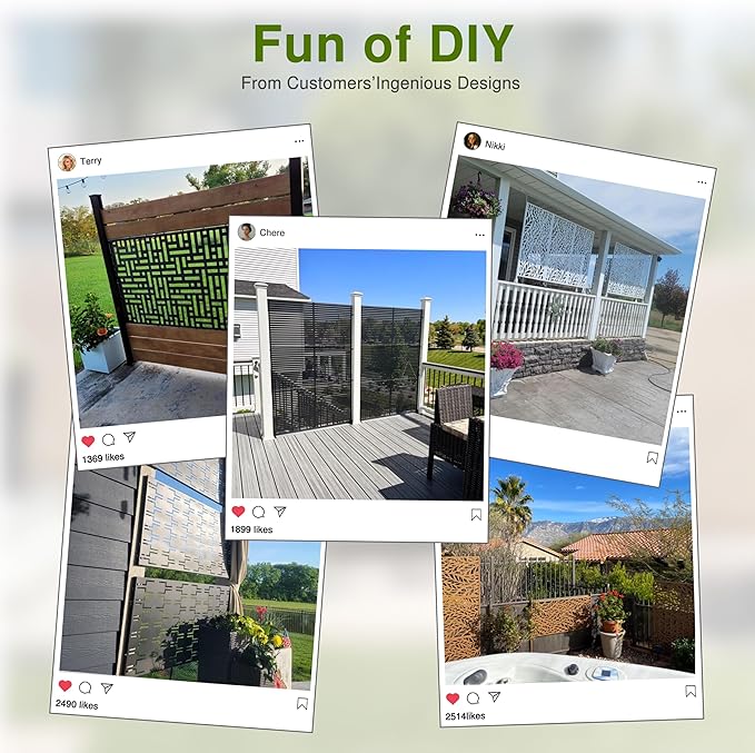 Casaphoria Metal Privacy Screen Outdoor - Image 6