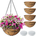 4 Pack 14 Inch Hanging Flower Baskets by KarlliuHOMEGARDEN