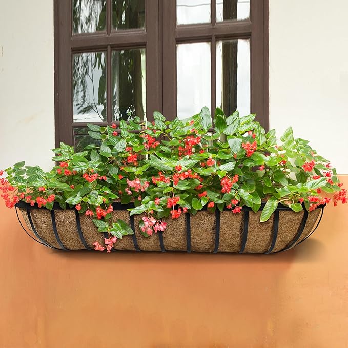 4 Pack 30 Inch Window Deck Railing Planter Boxes - Image 6