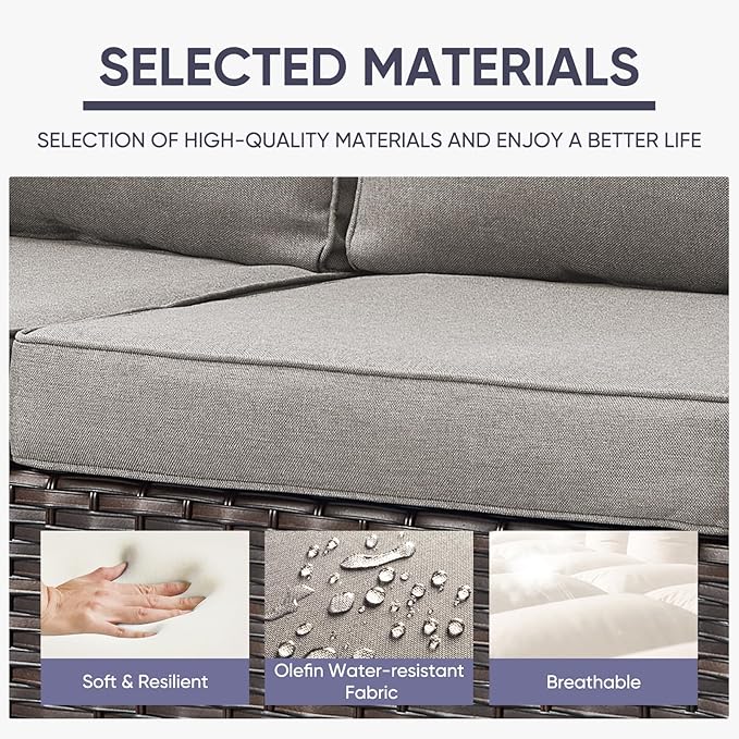 Belord 7 Pieces Patio Furniture Set - Image 7