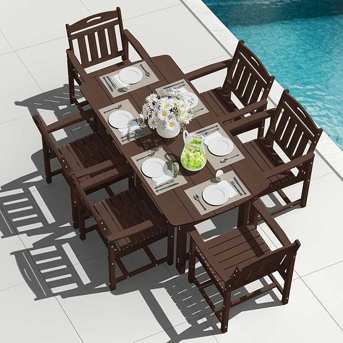 HDPE Outdoor Patio Dining Set by Suunyn