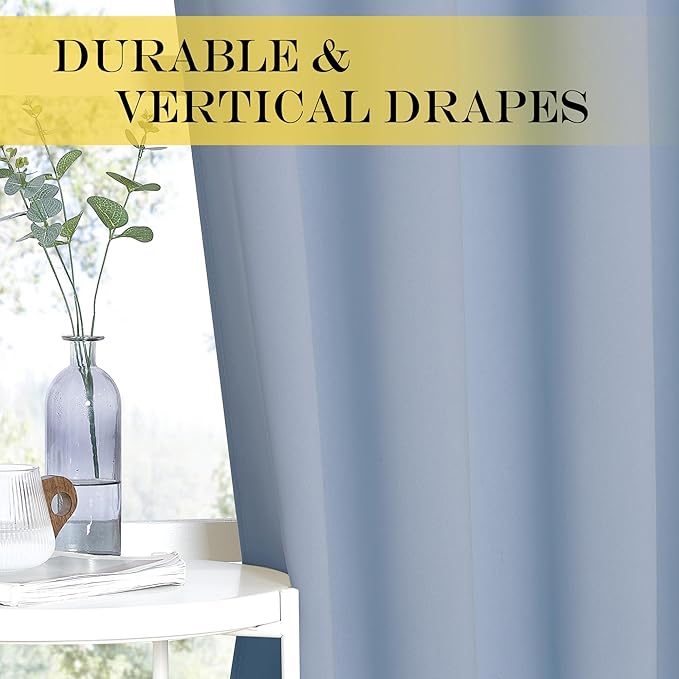 NICETOWN Blackout Patio Curtains 100 x 95 Inches Long - Image 4