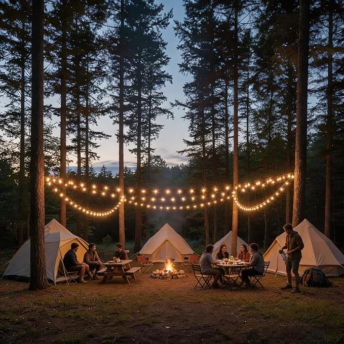 RTTY Dense-Glow 200FT Outdoor String Lights Expandable System - Image 9