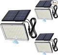 JACKYLED Solar Lights Outdoor Waterproof, Motion Sensor Flood Light 113 LED by JACKYLED