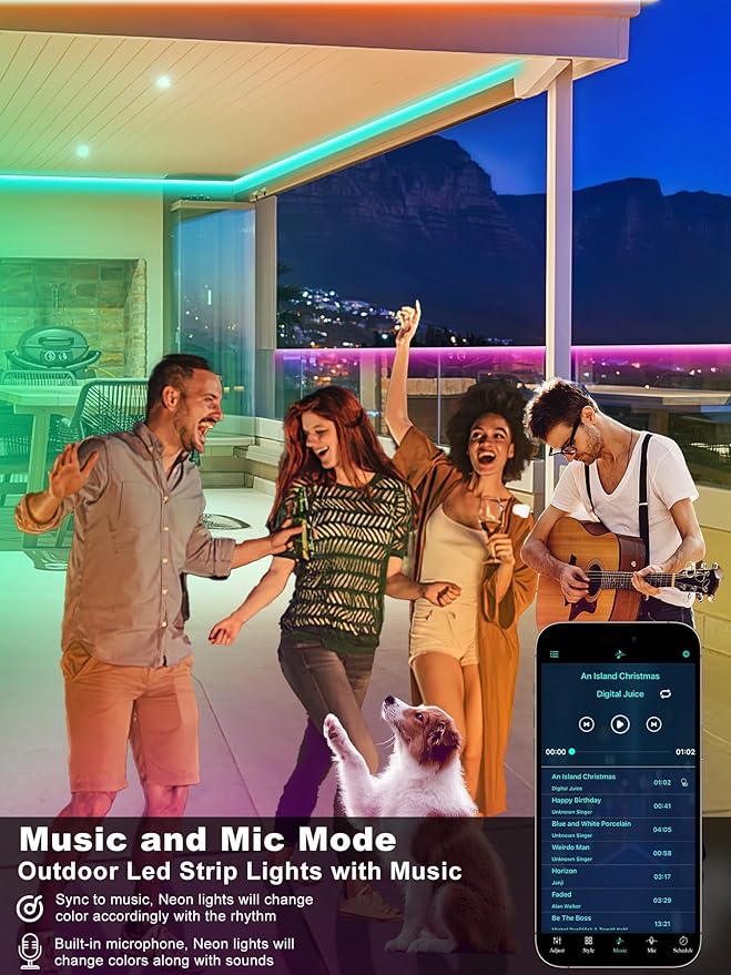 200ft Outdoor Led Strip Lights Waterproof, Ip68 Outside Led Light Strip - Image 3