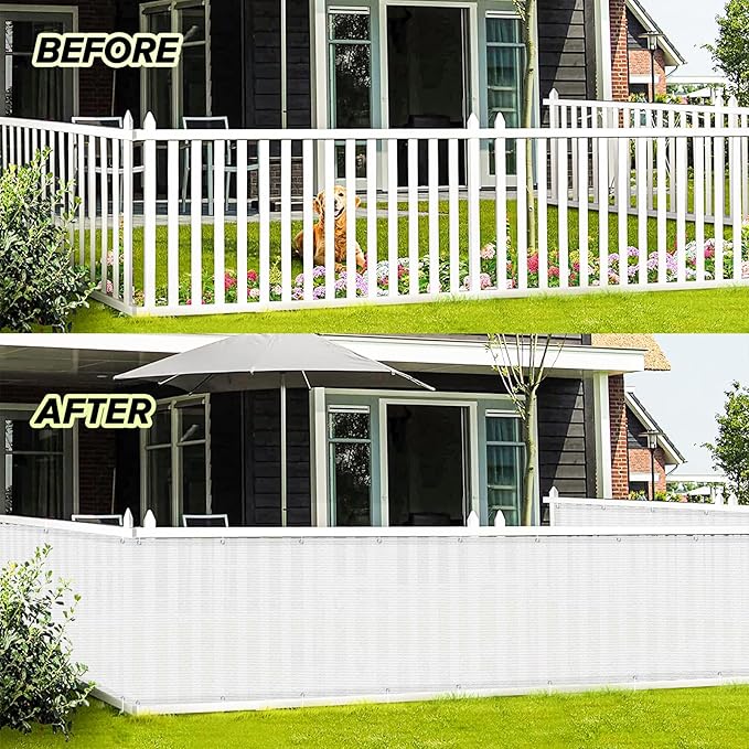 LOVE STORY Balcony Privacy Screen, UV Protection and Weather-Resistant - Image 3