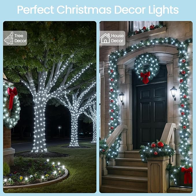 Extra-Long String Lights Outdoor Indoor, 800 LED Upgraded Super Bright - Image 6