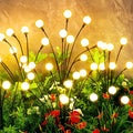 Solar Lights Outdoor Waterproof 4 Pack of 32 LEDs Garden Patio Firefly by Unknown