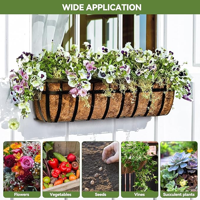 3Pcs Trough Coco Liner 30" Coco Coir Liners - Image 7