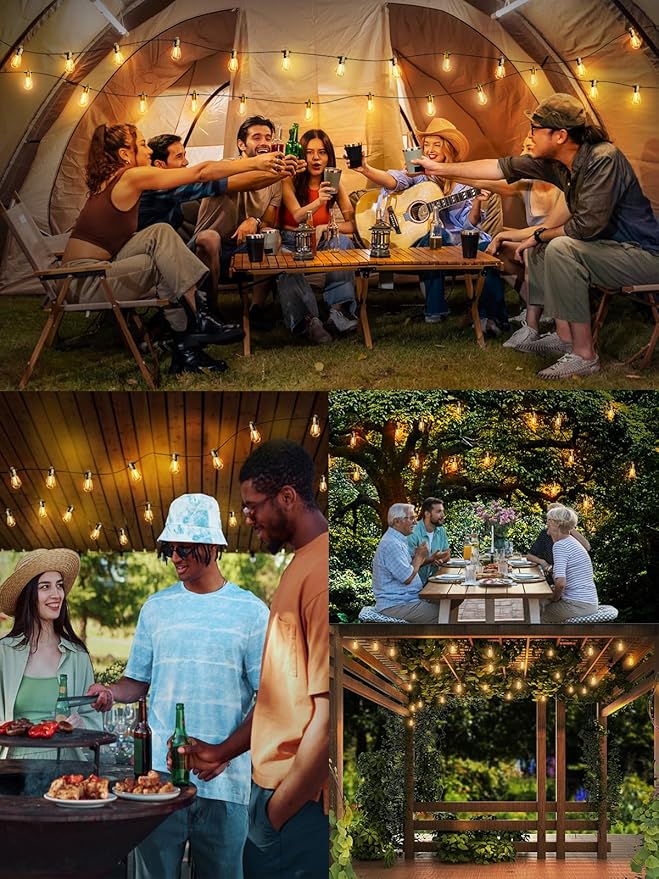 Svater Outdoor String Lights 200 FT, Patio Lights - Image 4