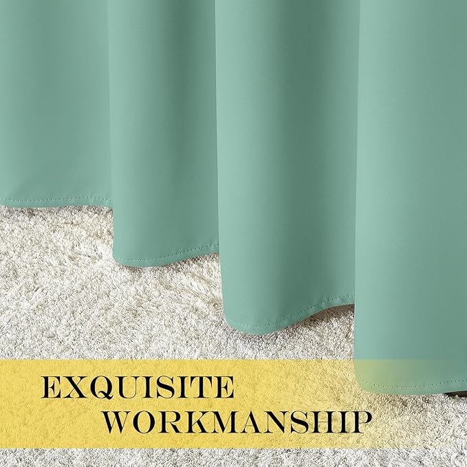 NICETOWN Door Curtain for Closet Doors 80 Inches Long 1 Panel, Room Divider - Image 6
