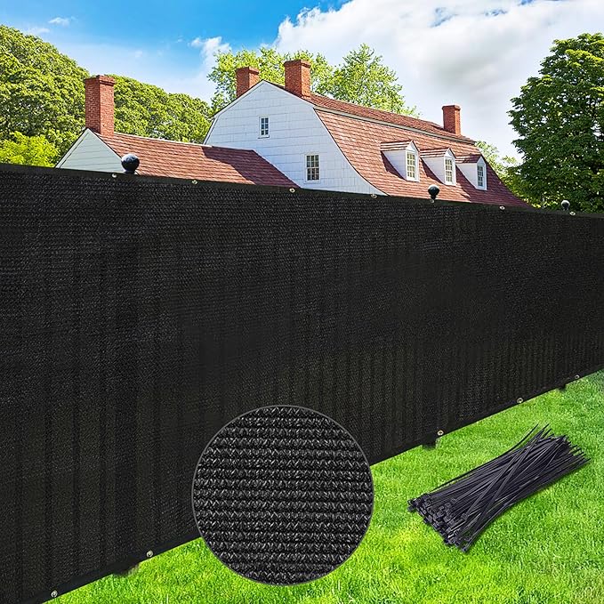 UPGRADE Privacy Screen 6' x 25' Fence Commercial Shade Cover by UPGRADE