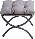 15" Foldable Foot Stool Ottoman by WELL-STRONG