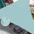 LOVE STORY Waterproof 16' x 16' x 16' Triangle Sky Blue Sun Shade Sail Cannoy by LOVESTORY
