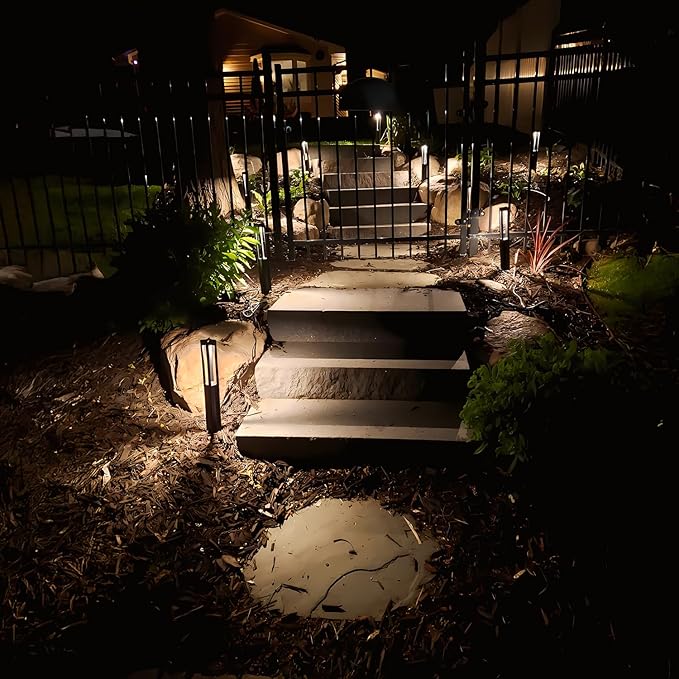 LEONLITE 12-Pack 5CCT Low Voltage Path Lights, Update 1800K2700K3000K4000K5000K - Image 6