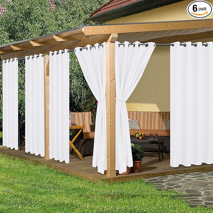 HolidayIdeas Waterproof Outdoor Curtains by HolidayIdeas
