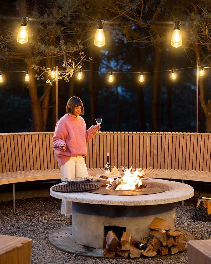 Doukegde 100FT LED Outdoor String Lights, 2700K LED Patio Lights Outdoor - Image 7