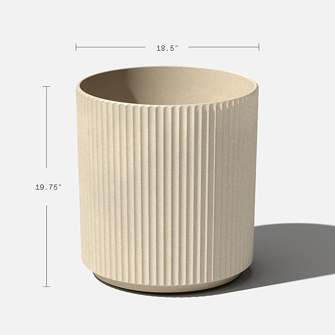 Veradek Demi Planter for Indoor/Outdoor Use | Made from Plastic & Concrete - Image 3