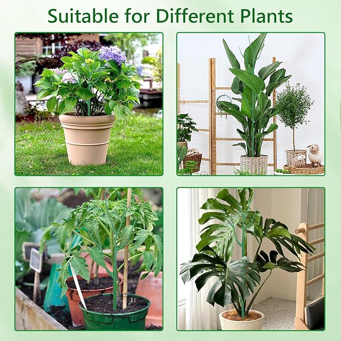 5 Pack Stackable Plant Supports Stakes, Sturdy Garden Trellis - Image 7