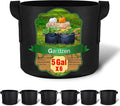 Gardzen 6-Pack 5 Gallon Grow Bags, Aeration Fabric Pots by Gardzen