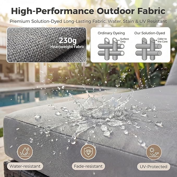 NICESOUL 18 Piece Patio Furniture Set - Image 8