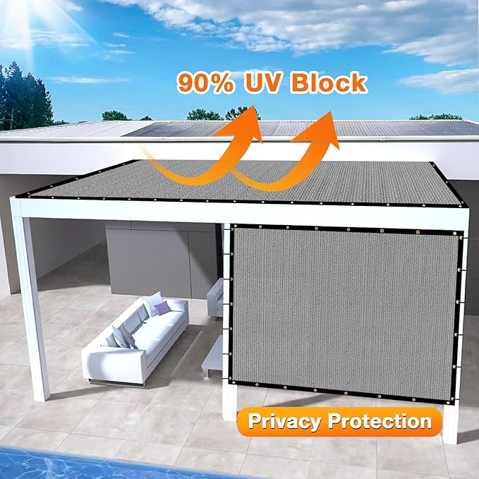 Artpuch Outdoor Pergola Shade Cover 17x23 FT Sun Shade Cloth - Image 3