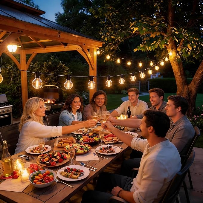 RTTY Classic Series Outdoor String Lights 50 FT Globe LED Patio Lights - Image 6