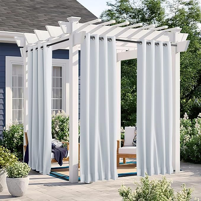 NICETOWN 2 Panels Outdoor Curtains by NICETOWN