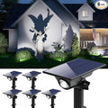 6 Pack Solar Power Spot Lights Outdoor Waterproof LED Dusk to Dawn Landscape by GVSHINE