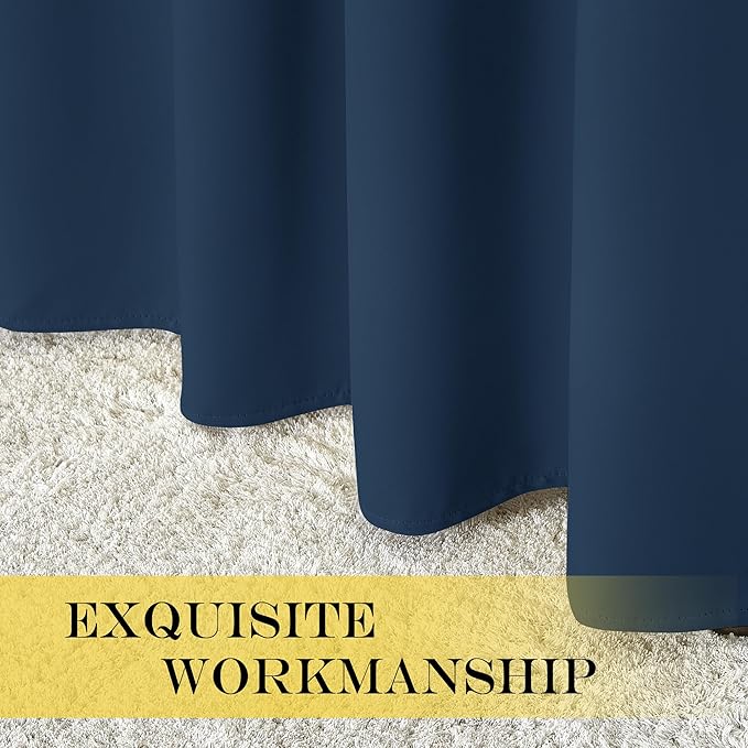 NICETOWN Blackout Curtains 84 Inch Length, Thermal Insulated Room Darkening - Image 5
