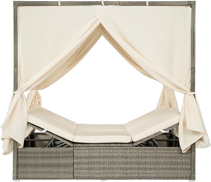 Harper & Bright Designs Adjustable Outdoor Sun Lounger - Image 8
