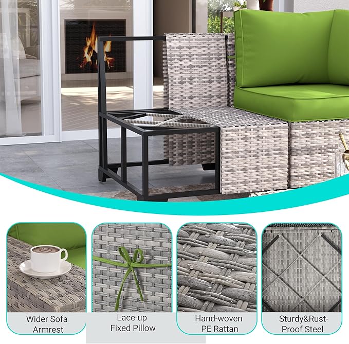 7-Piece Outdoor Patio Furniture Set - Image 6