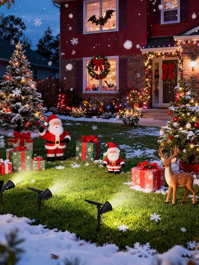 Solar Spot Lights Outdoor, 18 LED Bright Solar Powered Lights Outdoor - Image 3