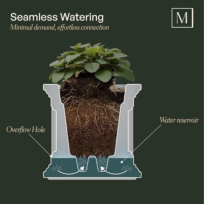Mayne Nantucket 3-Foot Window Box – Self-Watering, Weather-Resistant Planter - Image 2