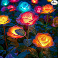 WdtPro Solar Garden Lights Outdoor, 4 Pack Solar Light Outdoor by WdtPro