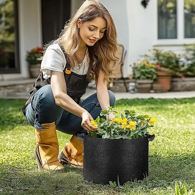 T4U 10 Gallon Grow Bags, Fabric Pots - Image 8
