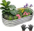 Garden 6x3x1ft Galvanized Raised Garden Bed Kit by Gardeal