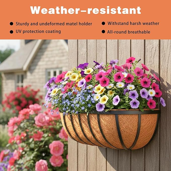 2 Pack 30" Railing Planter Window Box - Image 3