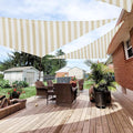 Patio Paradise 22' x 22' x 22' Sun Shade Sail Triangle Canopy Shade Cloth by Patio