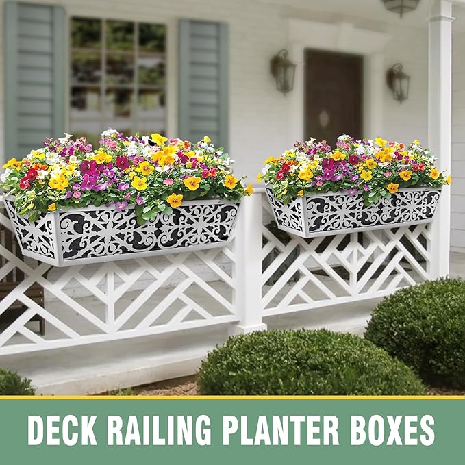 4 Pack 30 Inch Window Boxes Planter - Image 4