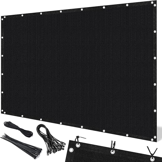 Artpuch 90% Sun Shade Cloth, 6 x 16 FT Pergola Shade Cover Canopy by Artpuch