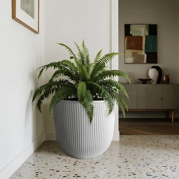 WORTH Garden Round Large Planter Pot 1-Pack - Image 5