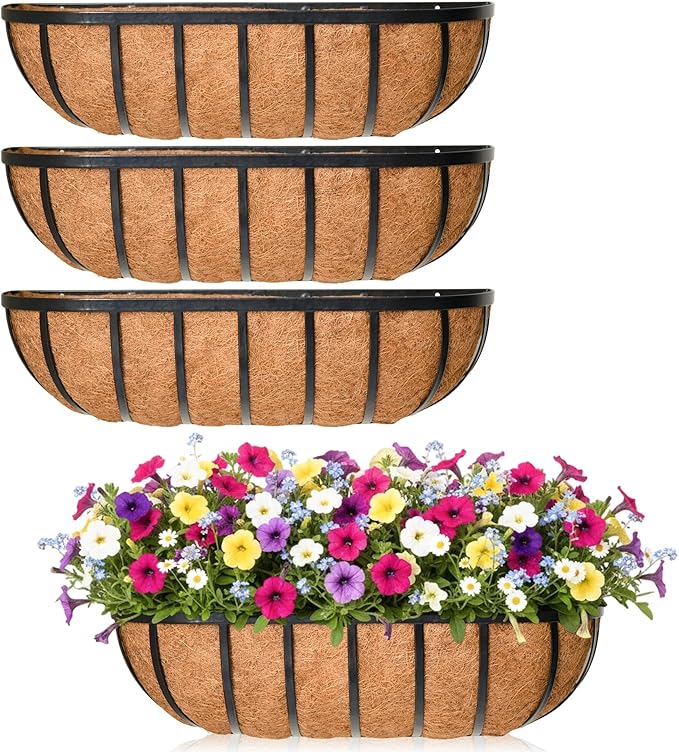 36'' Window Box Railing Planter by Qusuxi