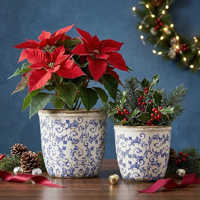 Vintage Ceramic Planter Without Drainage Hole, 6.5 Inch - Image 9