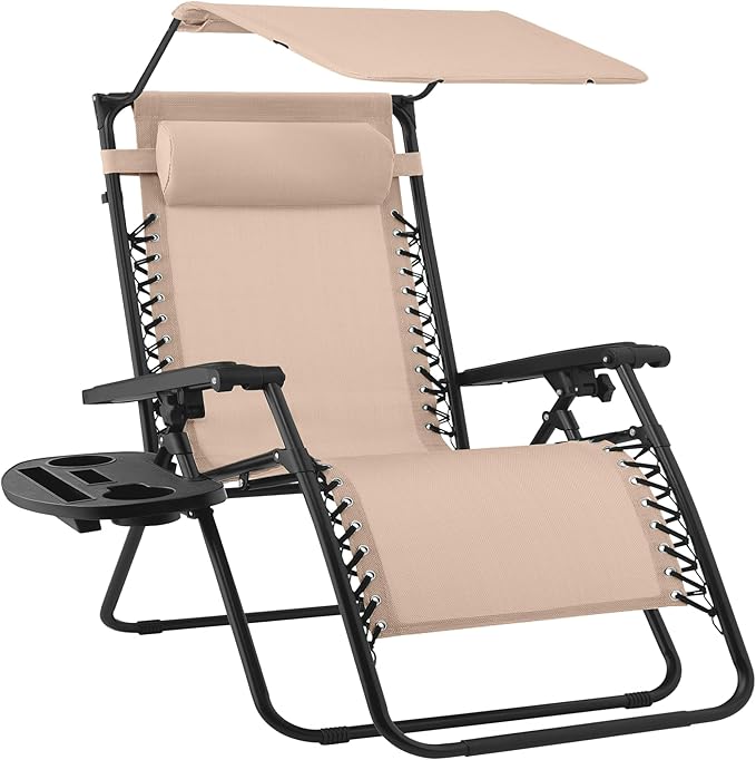 Best Choice Products 30” Wide Folding Zero Gravity Outdoor Recliner Patio by BestChoiceProducts
