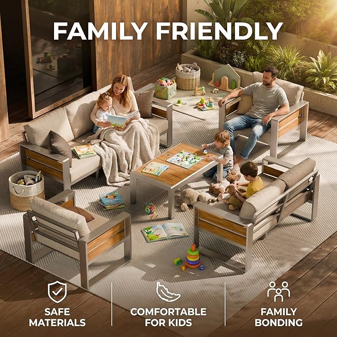 ZANDOR Outdoor Aluminum Patio Furniture - Image 3