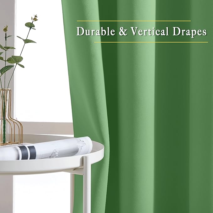 NICETOWN Blackout Sliding Glass Door Curtains, Room Darkening Thermal Insulated - Image 6