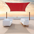 ColourTree TAPR1616 Custom Size 10' x 18' Red Sun Shade Sail Canopy UV Block by ColourTree