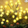 Solar Lights Outdoor 4 Pack 32 LED Solar Cloud Swaying Lights Garden Waterproof by Arperles