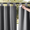 NICETOWN 2 Panels=104" Width Patio Curtains Outdoor Waterproof Extra Long 108" by NICETOWN